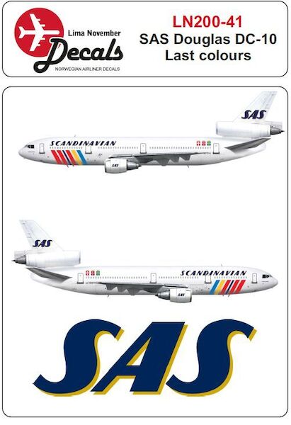 Douglas DC10 Rainbow cs (SAS) LN200-41