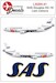 Douglas DC10 Rainbow cs (SAS) LN200-041