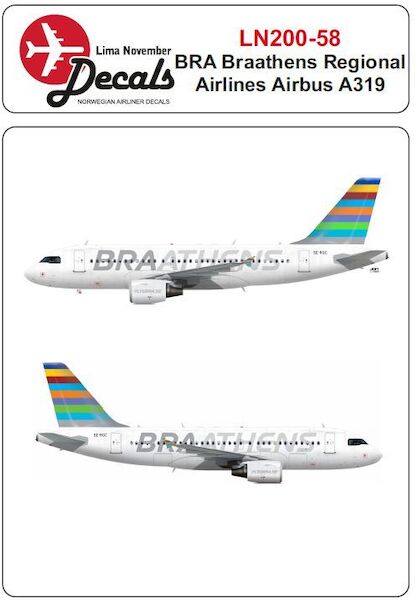 Airbus A319 (Braathens Regional Airlines)  LN200-58