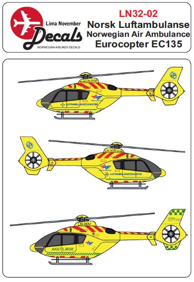 Eurocopter EC135 (Norsk Luftambulanse) LN32-02