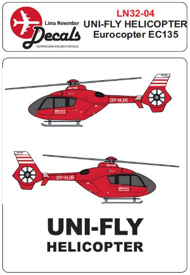 Eurocopter EC135 (Uni-Fly Helicopters) LN32-04