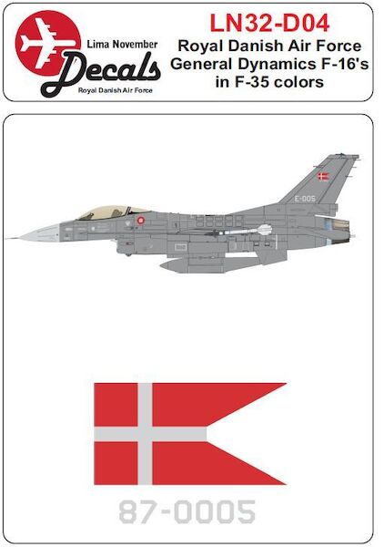 Royal Danish AF F16 in the new F-35 scheme LN32-D04