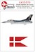 Royal Danish AF F16A E-190 "H.R.H Kronprinsen 50 Years" LN32-D10