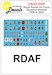 Royal Danish AF  Squadron Shields 1950 to 2025 LN32-D20