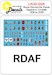 Royal Danish AF  Squadron Shields 1950 to 2025 LN32-D20