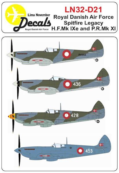Royal Danish Af “Spitfire legacy” all schemes LN32-D21