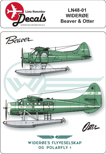 De Havilland DHC2 Beaver and DHC3 Otter (Wideroe) ln48-01
