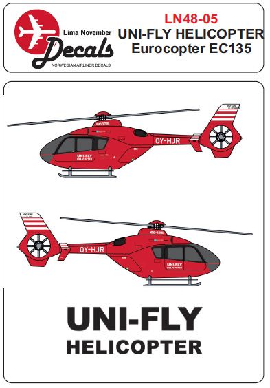 Eurocopter EC135 (Uni-Fly Helicopters) LN48-05