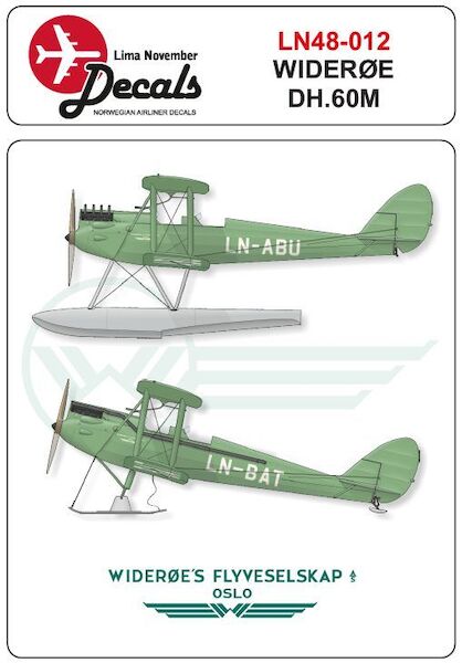 De Havilland DH60 Moth (Widerøe)  LN48-12
