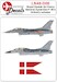 Royal Danish AF F-16's first scheme 1980-2002 LN48-D06