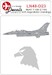 Royal Danish AF F-16B ET199 with Argentinian markings LN48-D23