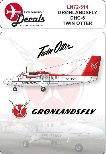 DHC-6 Twin Otter (Greenlandair with masks) LN72-515