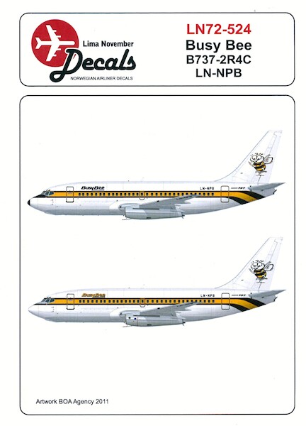 Boeing 737-200 (Busy Bee) LN72-524