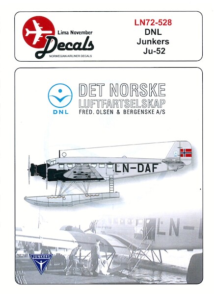 Junkers Ju-52 (DNL, Det Norske Luftfartselskap) LN72-528