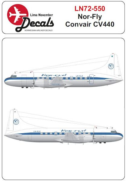 Convair CV440 (Nor-Fly)  LN72-550