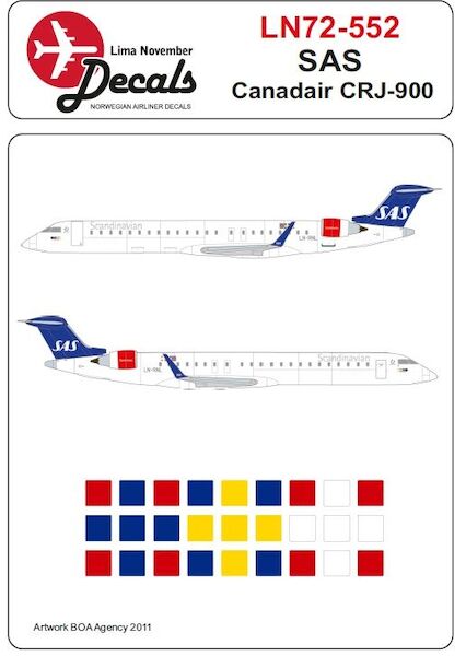 Canadair CRJ900 (SAS) LN72-552