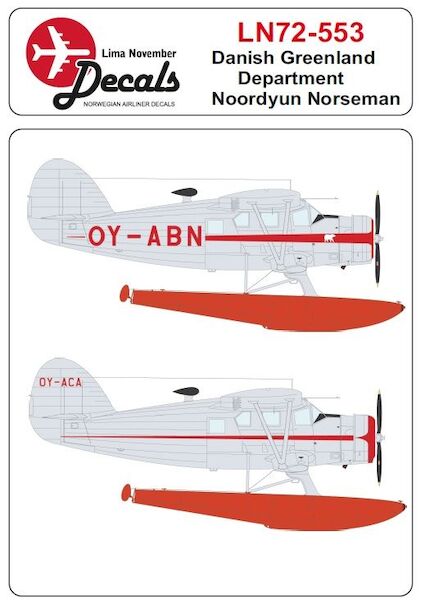 Noorduyn Norseman (Greenland Department)  with masks  LN72-553