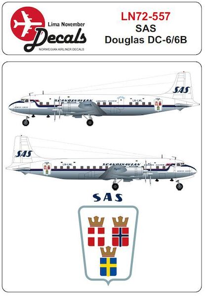 Douglas DC6B including masks (SAS) LN72-557