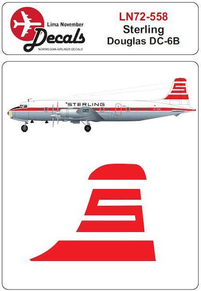Douglas DC6B including masks (Sterling) LN72-558