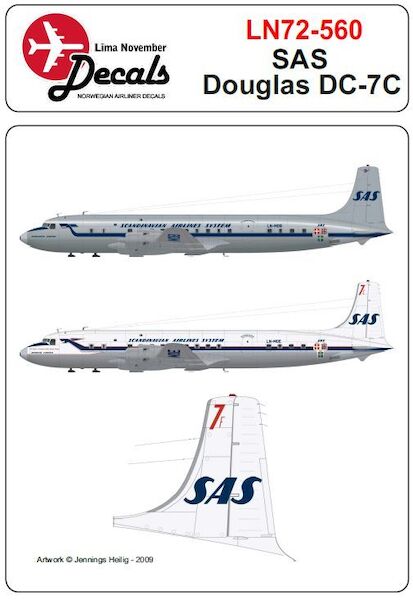 Douglas DC7C including masks (SAS) LN72-560