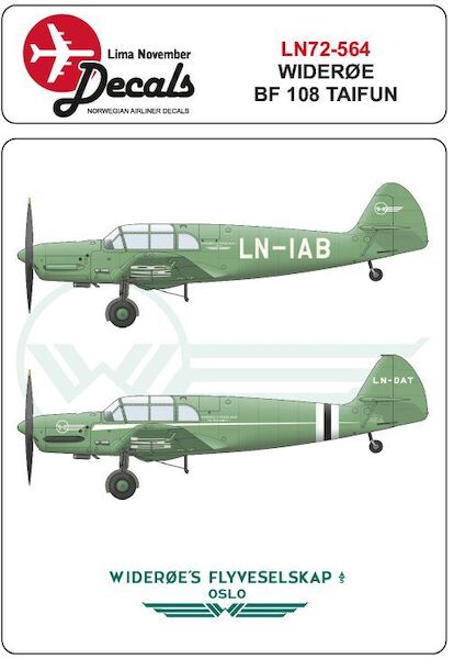 Messerschmitt BF108 Taifun (Widerøe)  LN72-564