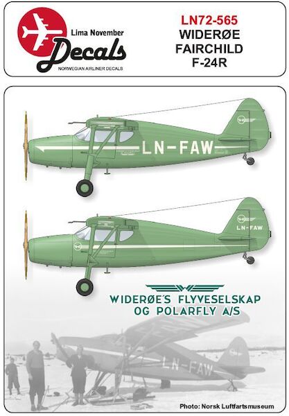 Fairchild F-24R (Widerøe)  LN72-565