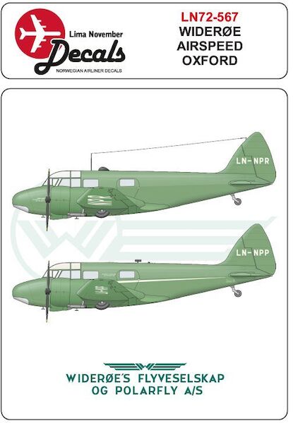 Airspeed Oxford (Widerøe) LN72-567