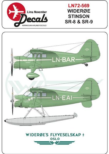 Stinson Reliants. (Widerøe) LN72-569
