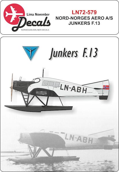 Nord-Norges Aero Junkers F.13 with masks for windows and fuselage LN72-579