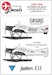 Nordenfjeldske Luftselskap Junkers F.13 with masks for windows and fuselage LN72-580