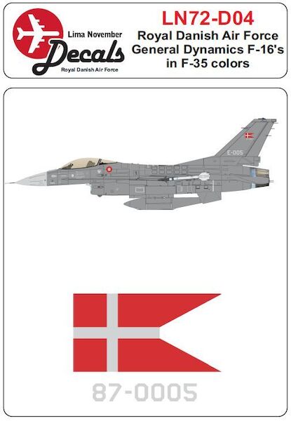 Royal Danish AF F16 in the new F-35 scheme LN72-D04