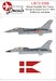 Royal Danish AF F-16's first scheme 1980-2002 LN72-D06