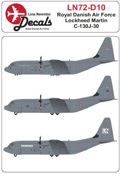 Royal Danish AF Lockheed C130J-30 Hercules  LN72-D10