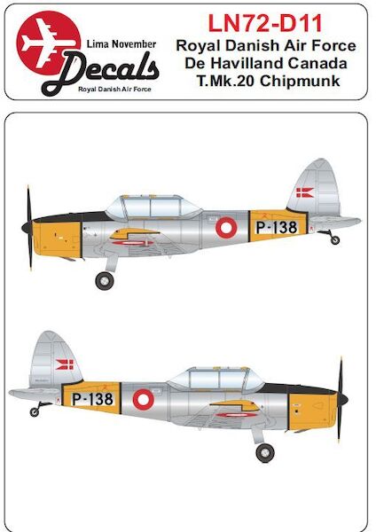 Royal Danish AF DHC-1 Chipmunk LN72-D11