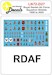 Royal Danish AF  Squadron Shields 1950 to 2025 LN72-D27