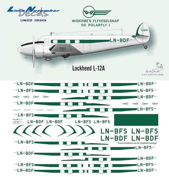 Lockheed L12A (Wideroe Flyveselskap og Polarfly) ln72-LE05
