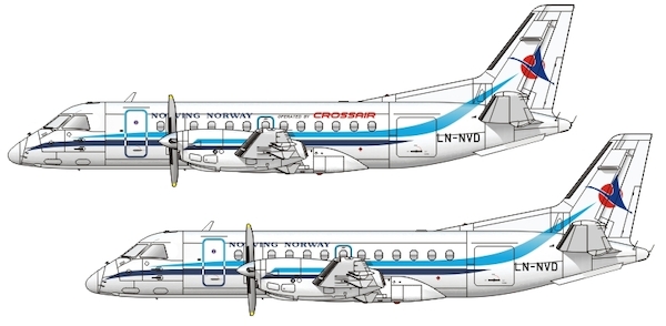 Saab 340A (Norving)  ln72-le09