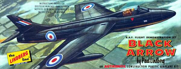 RAF Demonstration Jet Black Arrow (Hunter F4) 564:98