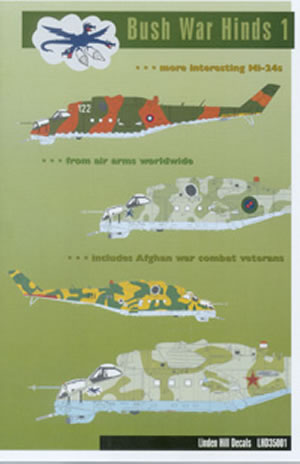 Bush War Hinds Col. 1:(Russian,Ukrainian,Croat,Czech,Afghan,Bugarian,Macedonia,Libyan,Nigeria,Sudan) LHD35001