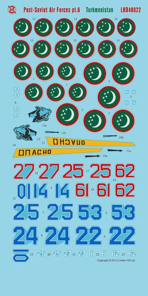 Post-Soviet Air Forces: Turkmenistan  LHD48022