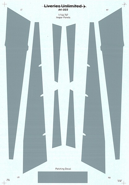 Corogard Inspar Panels Boeing 767  A4-G03