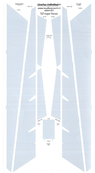 Corogard Inspar Panels Boeing 747-400  A4-G11