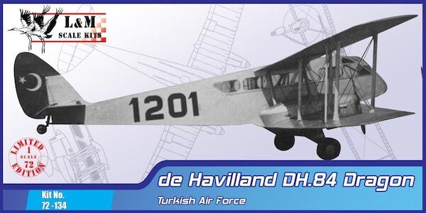 De Havilland DH84 Dragon (Turkish Air Force) LM72134
