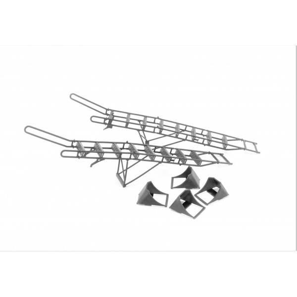 Sukhoi Su27 Ladder - Late version with Chocks and Service Ladder  LP72034