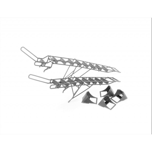 Sukhoi Su27UB Ladders -Early version with Chocks  LP72036