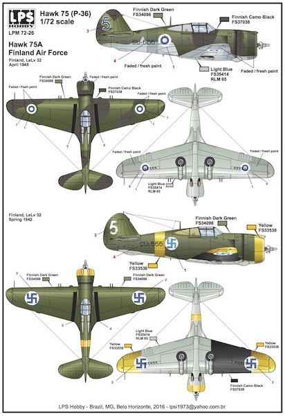Curtiss Hawk 75A (Finnish AF) LPM72-26
