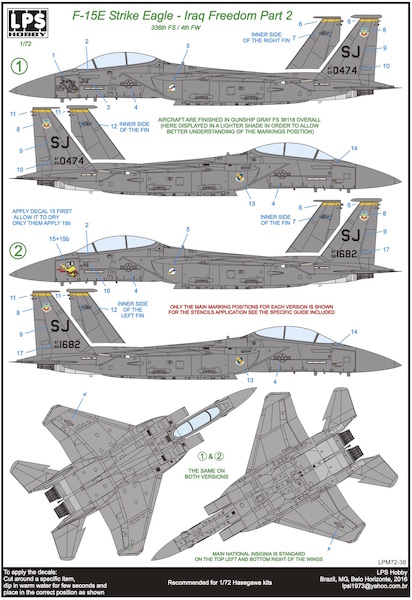 F15E Strike Eagle "Iraq Freedom" Part 2 LPM72-38