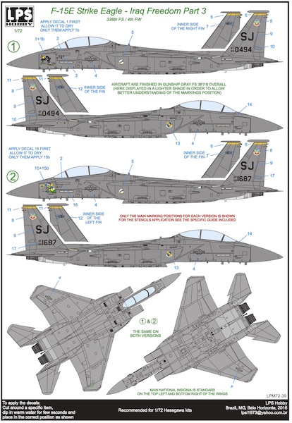 F15E Strike Eagle "Iraq Freedom" Part 3  LPM72-39