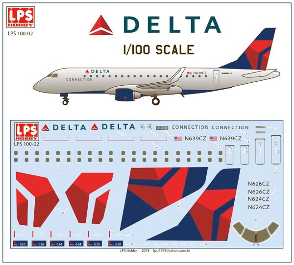 Embraer EMB175 (Delta connection) LPS100-02