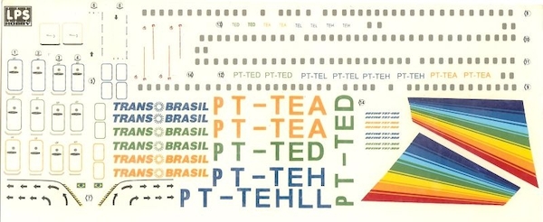 Boeing 737-300/400 Transbrasil (old colors )  LPS144-02